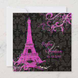 PixDezines la touring eiffel/paris Inbjudningar