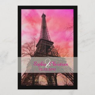 PixDezines la touring eiffel/paris Inbjudningar