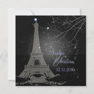 PixDezines la touring eiffel/paris Inbjudningar