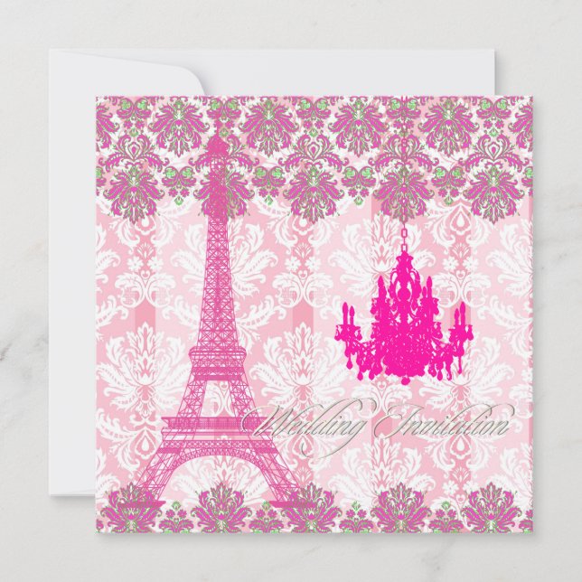 PixDezines la touring eiffel/paris Inbjudningar (Framsida)