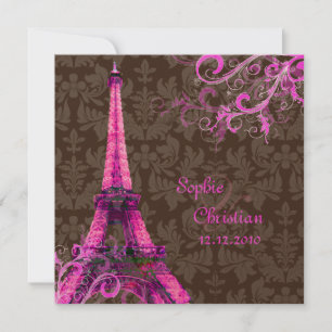PixDezines la touring eiffel/paris Inbjudningar