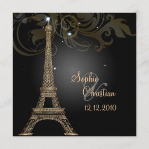 PixDezines la touring eiffel/paris Inbjudningar