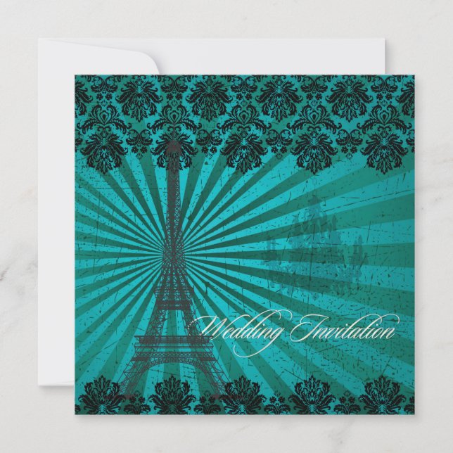 PixDezines la touring eiffel/paris Inbjudningar (Framsida)