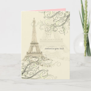 PixDezines la touring eiffel/paris Kort