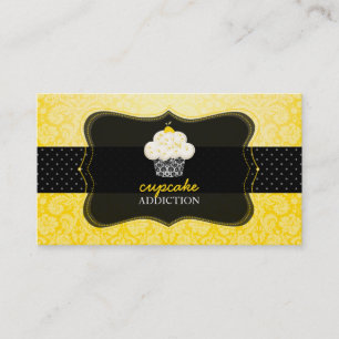 PixDezines lemon zest cupcoa/pâtisserie Visitkort
