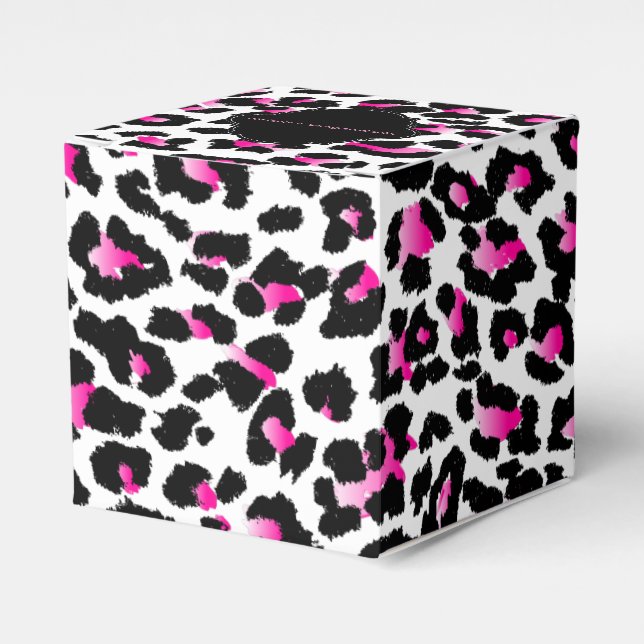 PixDezines leopard/DIY färg Presentaskar (Framsidan Sidan)