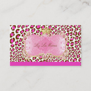 PixDezines Leopard spots/affärskort Visitkort