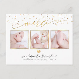 PixDezines les Étoales D'or Remerciements Vykort