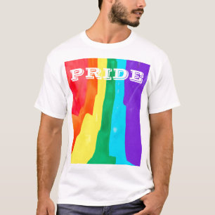 PixDezines LGBT-Flagga för återarmering av vattenf T Shirt