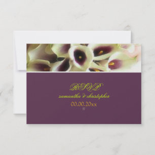 PixDezines lila calla lilies/diy OSA Kort