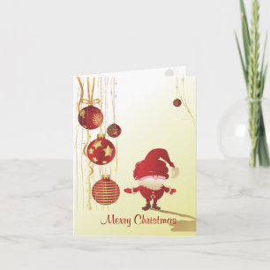 PixDezines Little Santa+julbeställningar Helgkort