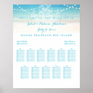 PixDezines Ljuskrona/Strand/Placeringsplan Poster