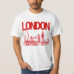 PixDezines london/citiscape/sketterad T-shirt