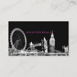 PixDezines london öga skyline ♥ Visitkort