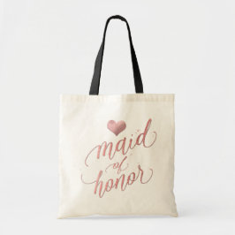 PixDezines Maid of honor/Faux Ro Guld Tygkasse
