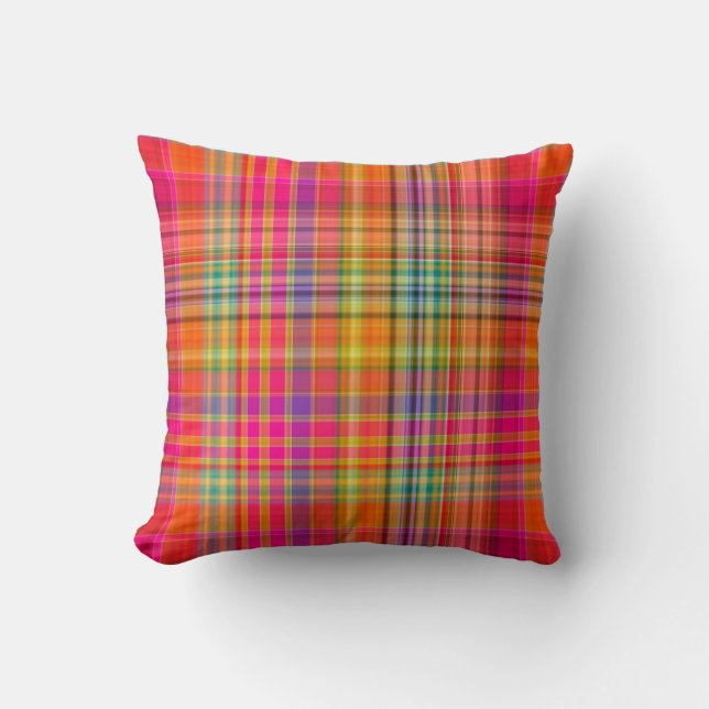 PixDezines malibu plaid Kudde (Framsida)