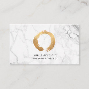 PixDezines Marble/Circle of Life/Faux Guld Visitkort