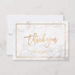 PixDezines MARBLE+FAUX GULD Platt Tack Kort