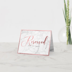 PixDezines Marble Faux Ro Guld/Reserved Bord Kort