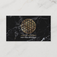 PixDezines Marble/Flower of Life/Faux Guld