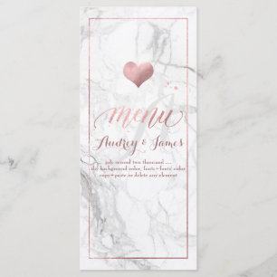 PixDezines Marble/Shine Menu/Faux Ro Guld Meny