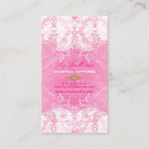 PixDezines Marie Antoinette på Pique Damask Visitkort