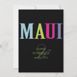 PixDezines Maui/Gör-det-själv-färger Inbjudningar