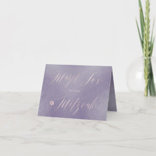 PixDezines Mazel Tov,  Rosa+DIY-Lila Kort