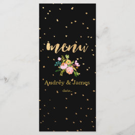 PixDezines meny floral vattenfärg/ranunculus