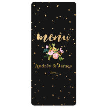 PixDezines meny floral vattenfärg/ranunculus