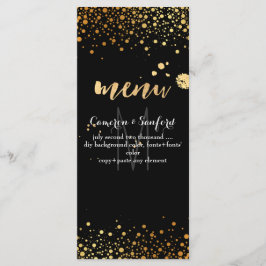 PixDezines-meny med azzled guld-spektrum Meny