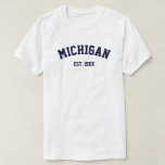 PixDezines MICHIGAN/DIY TEXT FÄRG/CAPRI BLUE Tröja<br><div class="desc">PixDezines DIY, city/state och date Michigan, Est. 19.. i marinblått, DY font färg. Copyright © 2017 PixDezines.com™ och PixDezines™ på zazzle.com. Alla höger reserverade.</div>