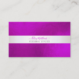 PixDezines Minimalist Radiant Magenta Visitkort
