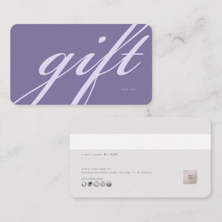PixDezines Minimalistisk E-presentkort DIY färg Li Visitkort