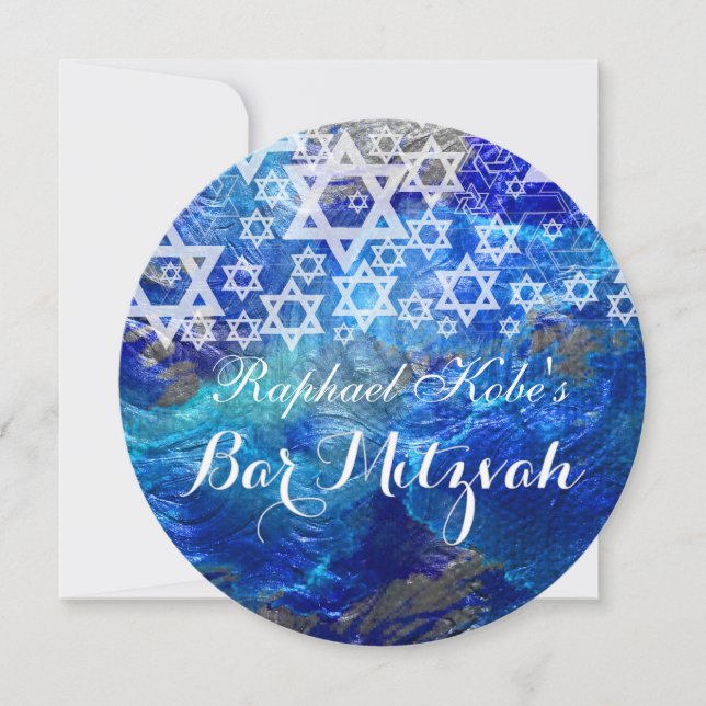 PixDezines /mod stars/Pub Mitzvah Inbjudningar (Framsida)