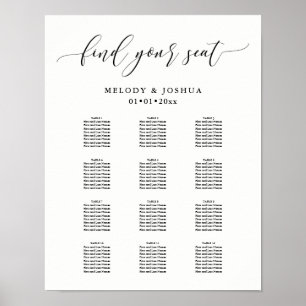 PixDezines Modern Calligraphy-teckensnitt, Bordska Poster