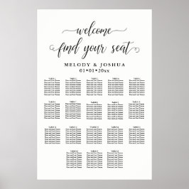PixDezines Modern Calligraphy-teckensnitt, sätesdi Poster