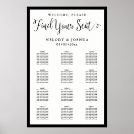 PixDezines Modern Calligraphy-teckensnitt, sätesdi Poster