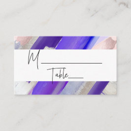 PixDezines Modern Watercolor Lila PlaceCard Placeringskort
