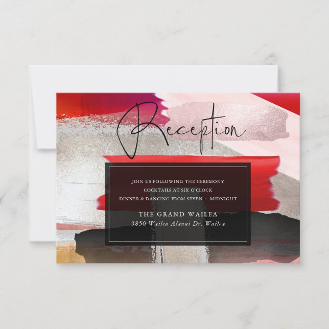 PixDezines Modern Watercolor Red Black (Framsida)