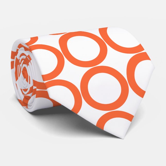 PixDezines-modet ringar/DIY-bakgrund färg Slips (Rullad)