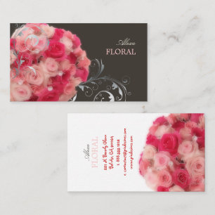 PixDezines Möhippa Bouquet, florister/Diy färger Visitkort