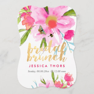 PixDezines Möhippa Brunch/Maj Blå/DIY Bckgrand Inbjudningar