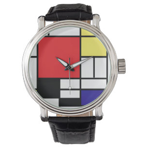 PixDezines Mondrian Art Armbandsur