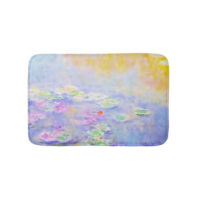 PixDezines monet lily pond på giverny Badrumsmatta (Framsidan)
