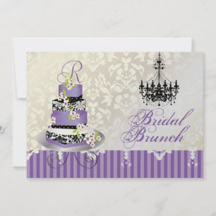 PixDezines monogram bröllop, lavendel bröllopstårt