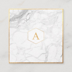 PixDezines MONOGRAM WISHING WELL/MARBLE+GULD Tilläggskort