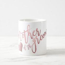 PixDezines Mor i Guld-skriptet Groom/Faux Ro Kaffemugg