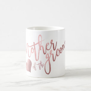 PixDezines Mor i Guld-skriptet Groom/Faux Ro Kaffemugg