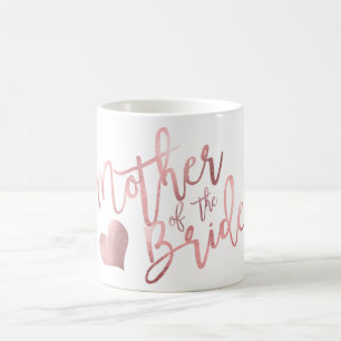 PixDezines Mor i skript Bride/Faux Ro Guld Kaffemugg